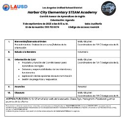 AGenda ELAc